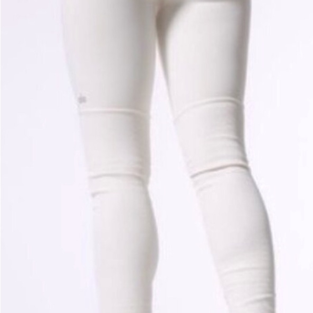 ALO Yoga Women's High Waist Goddess Legging White Athletic Pants Size Small